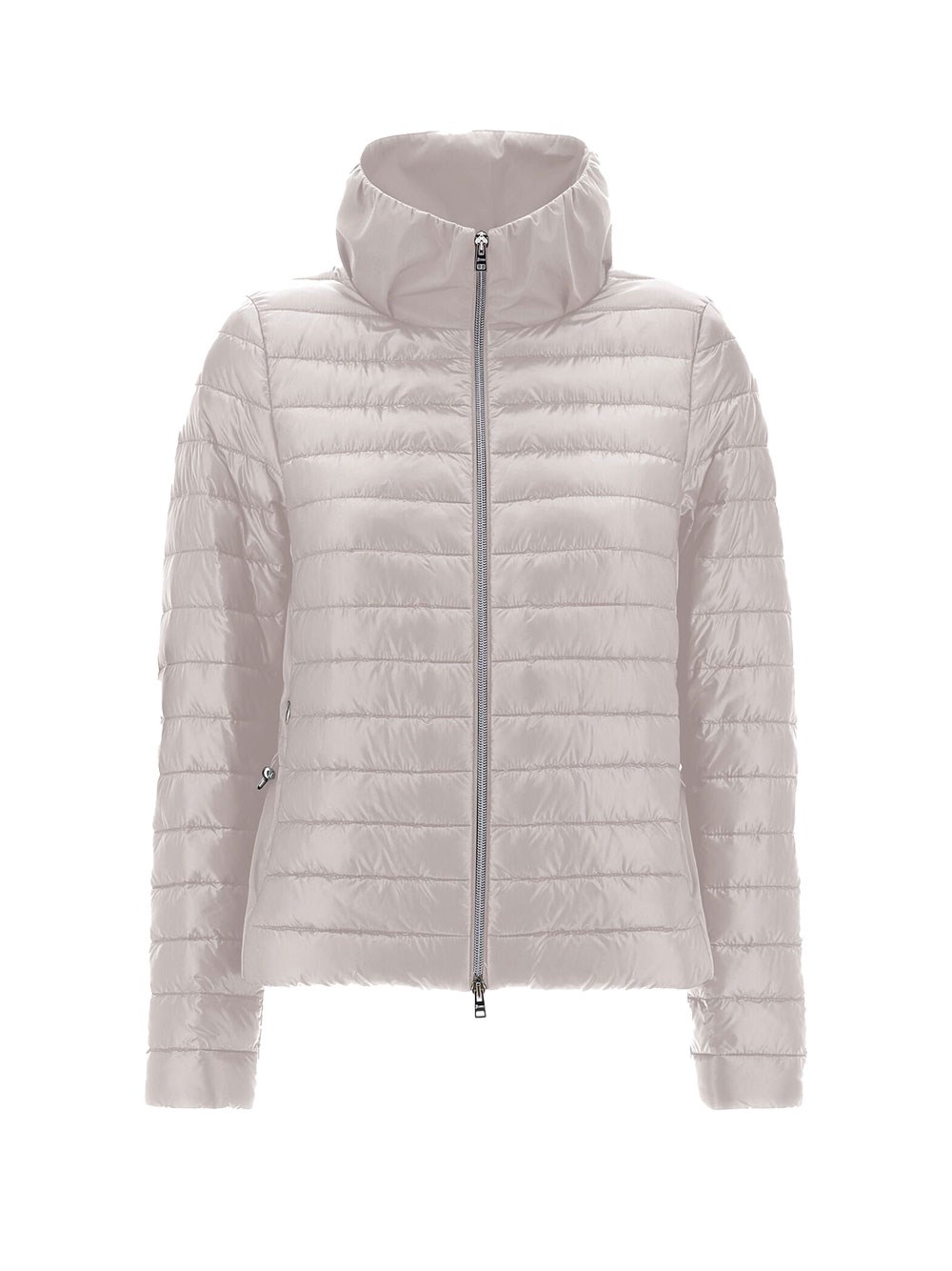Herno Lightweight Zipped Padded Jacket In Grey