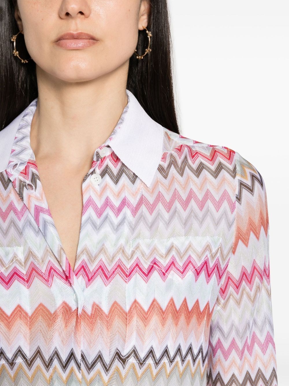 VISCOSE ZIGZAG SHIRT