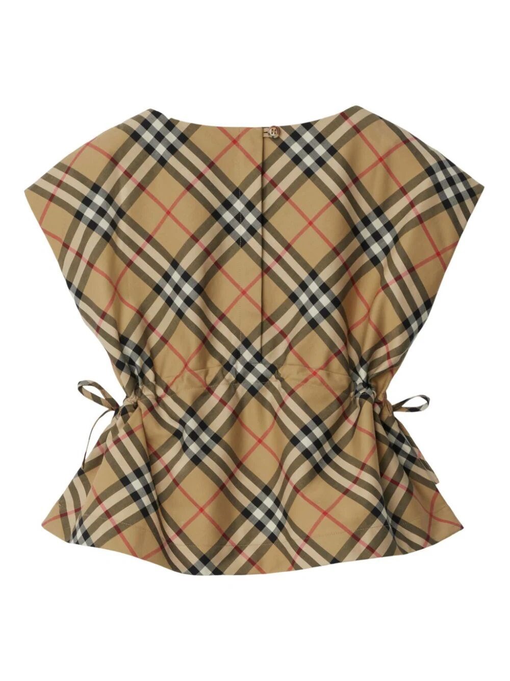 DRAWCORD WAIST CHECK TOP