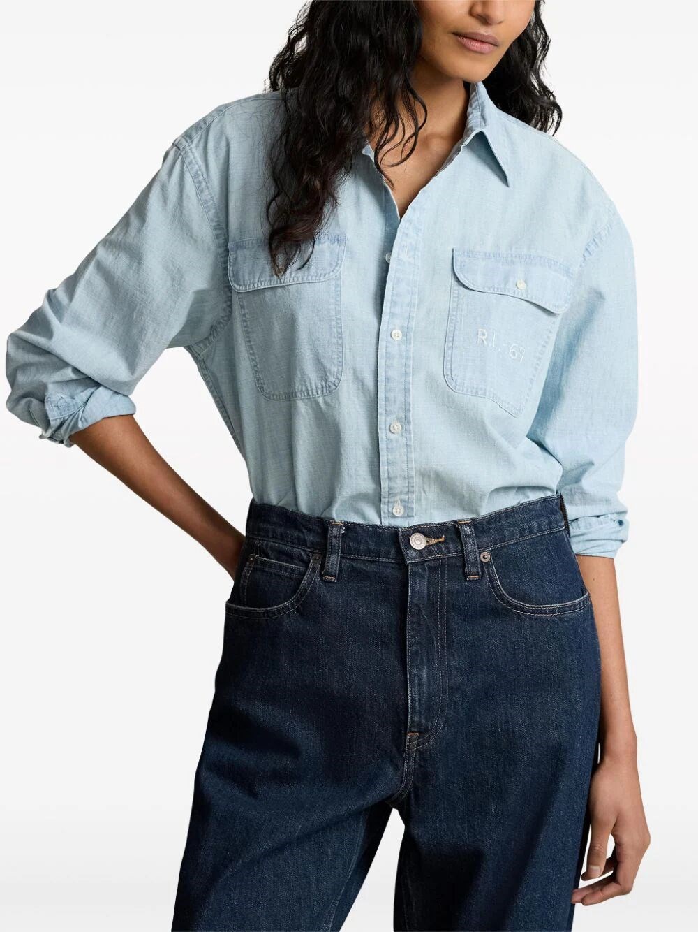 EMBROIDERED DENIM SHIRT