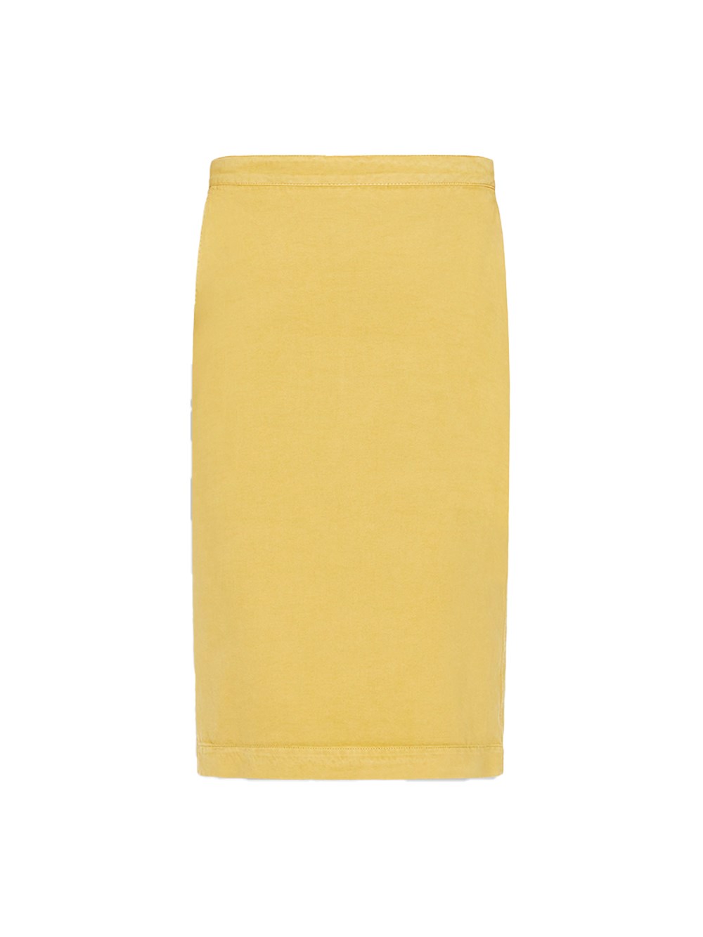 Shop Max Mara Midi Pencil Skirt In Yellow & Orange