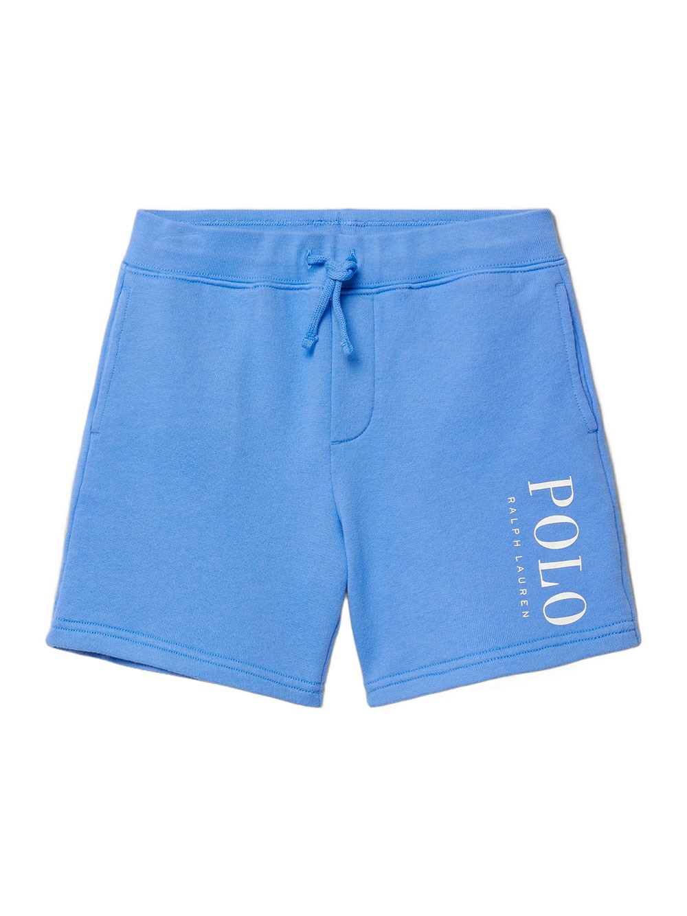 Ralph Lauren Kids' Pantaloncini Con Stampa Logo In Blue