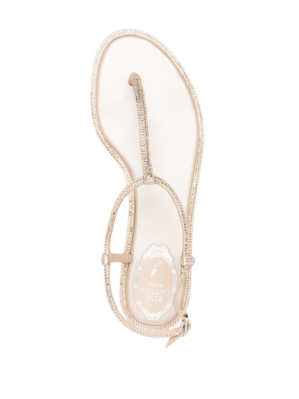 DIANA CRYSTAL FLAT SANDAL 10