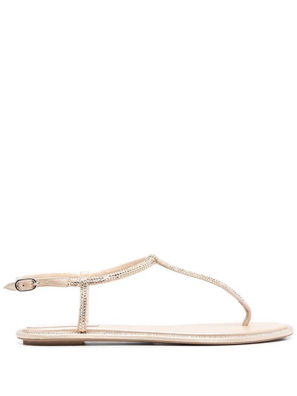 DIANA CRYSTAL FLAT SANDAL 10