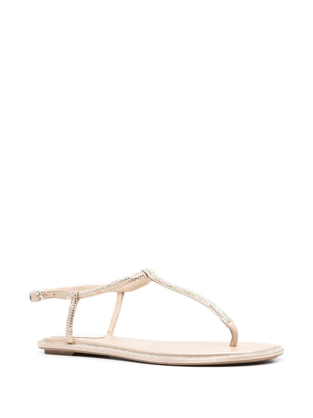 DIANA CRYSTAL FLAT SANDAL 10