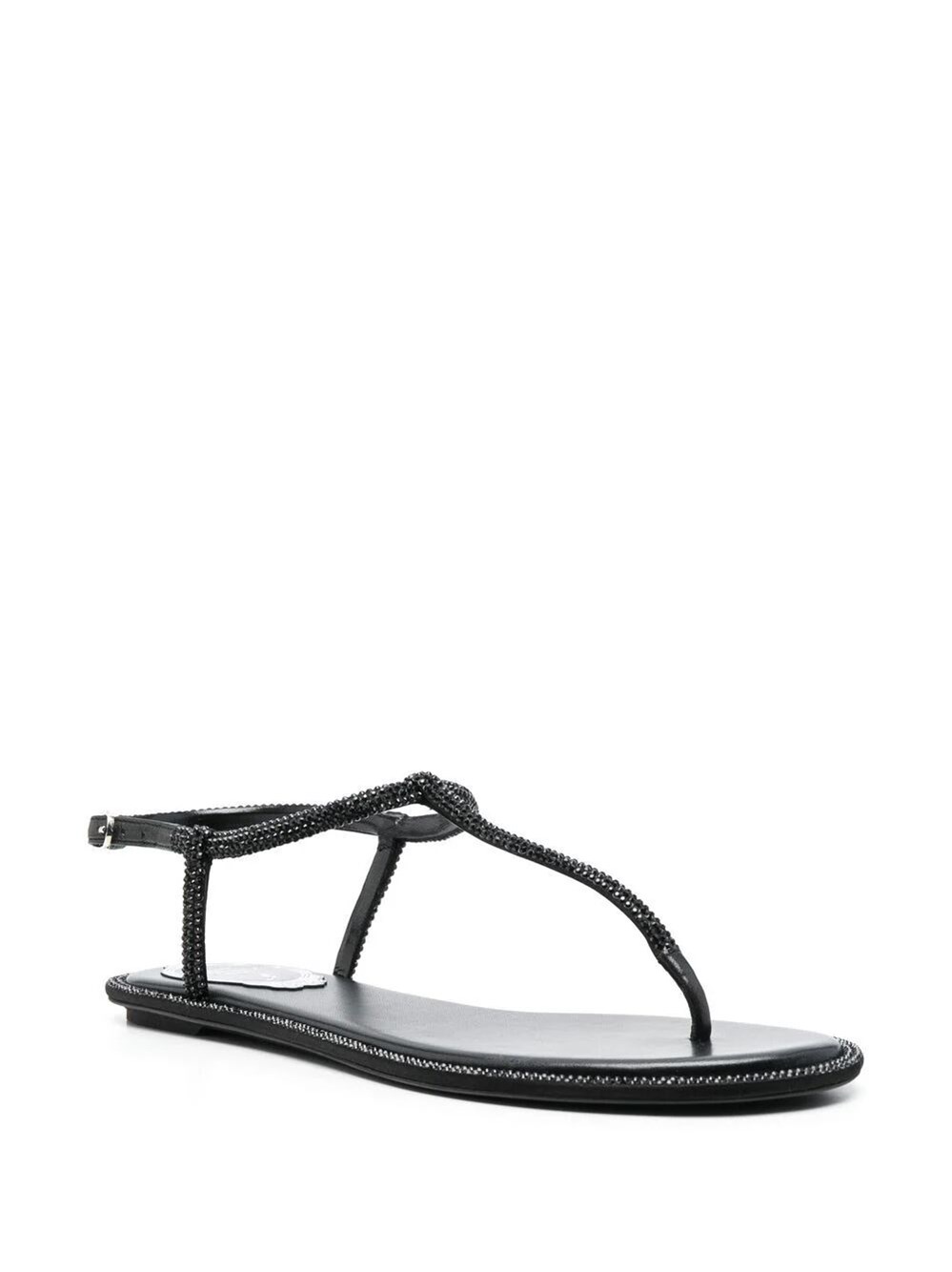 DIANA CRYSTAL FLAT SANDAL 10