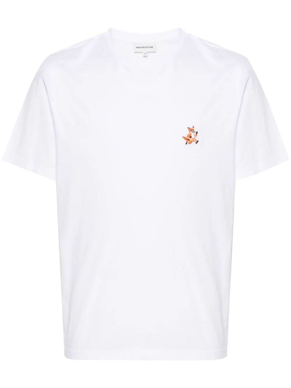 Maison Kitsuné Fox-logo T-shirt In White