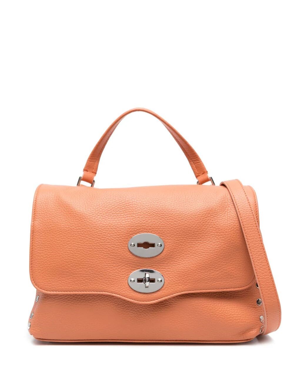 Shop Zanellato Postina Daily Small Handbag In Yellow & Orange