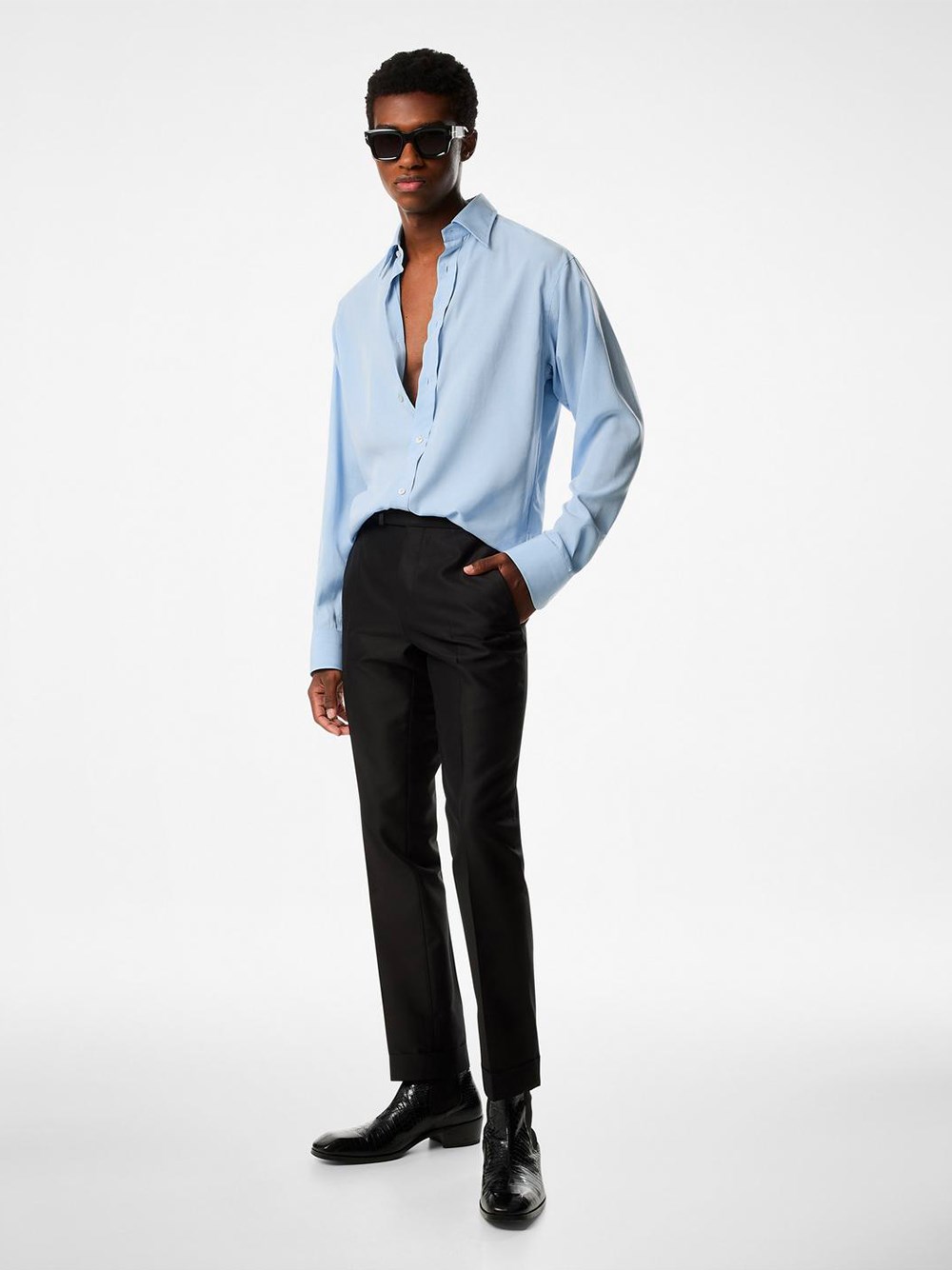 FLUID SILK SLIM FIT SHIRT 