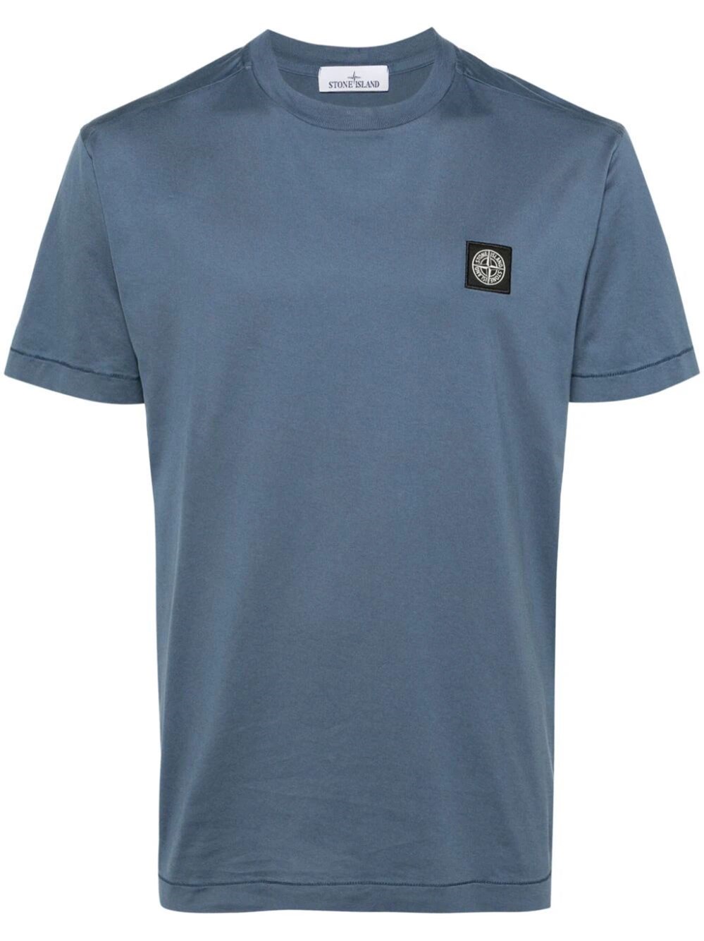 Shop Stone Island T-shirt With Logo In Blue