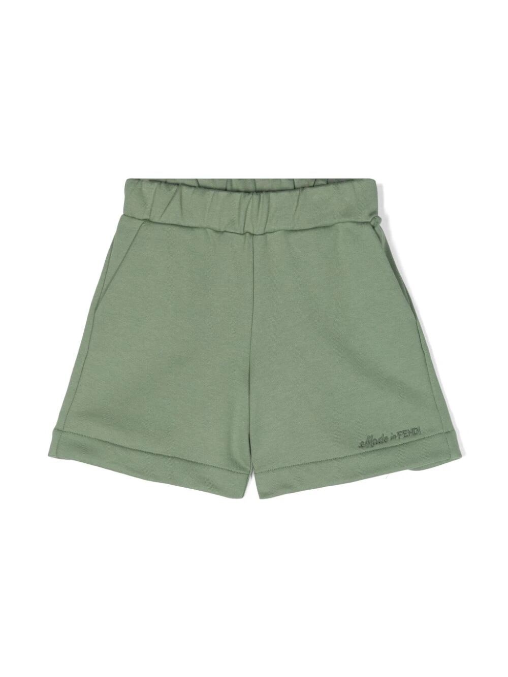 Shop Fendi Sweatpants In Green