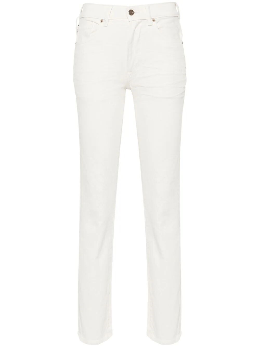 Shop Tom Ford Straight Fit Jeans In White