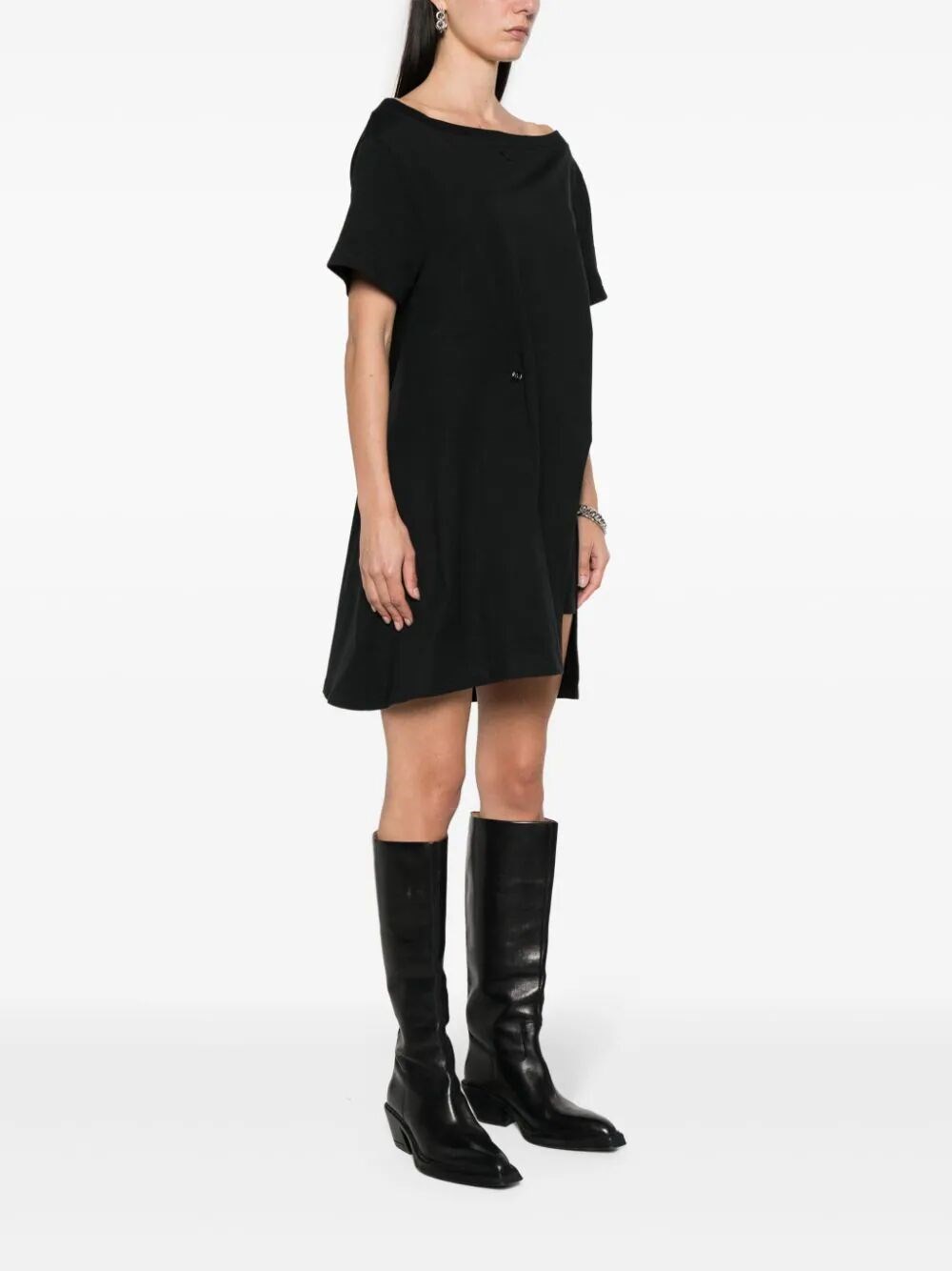 ASYMMETRIC MINI DRESS