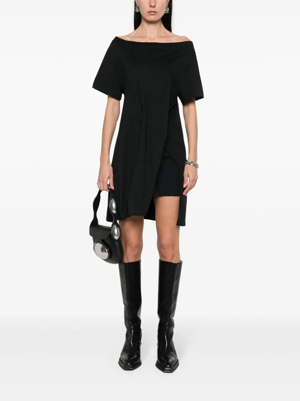 ASYMMETRIC MINI DRESS