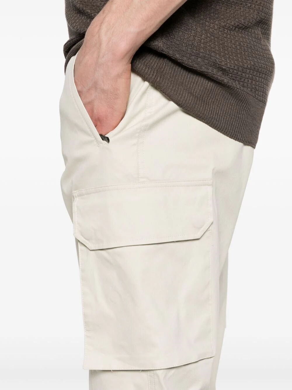 TAPERED-LEG CARGO TROUSERS