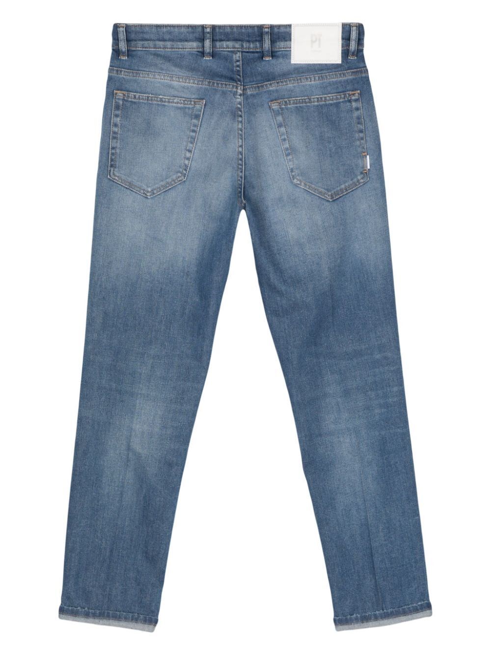 TAPERED-LEG JEANS