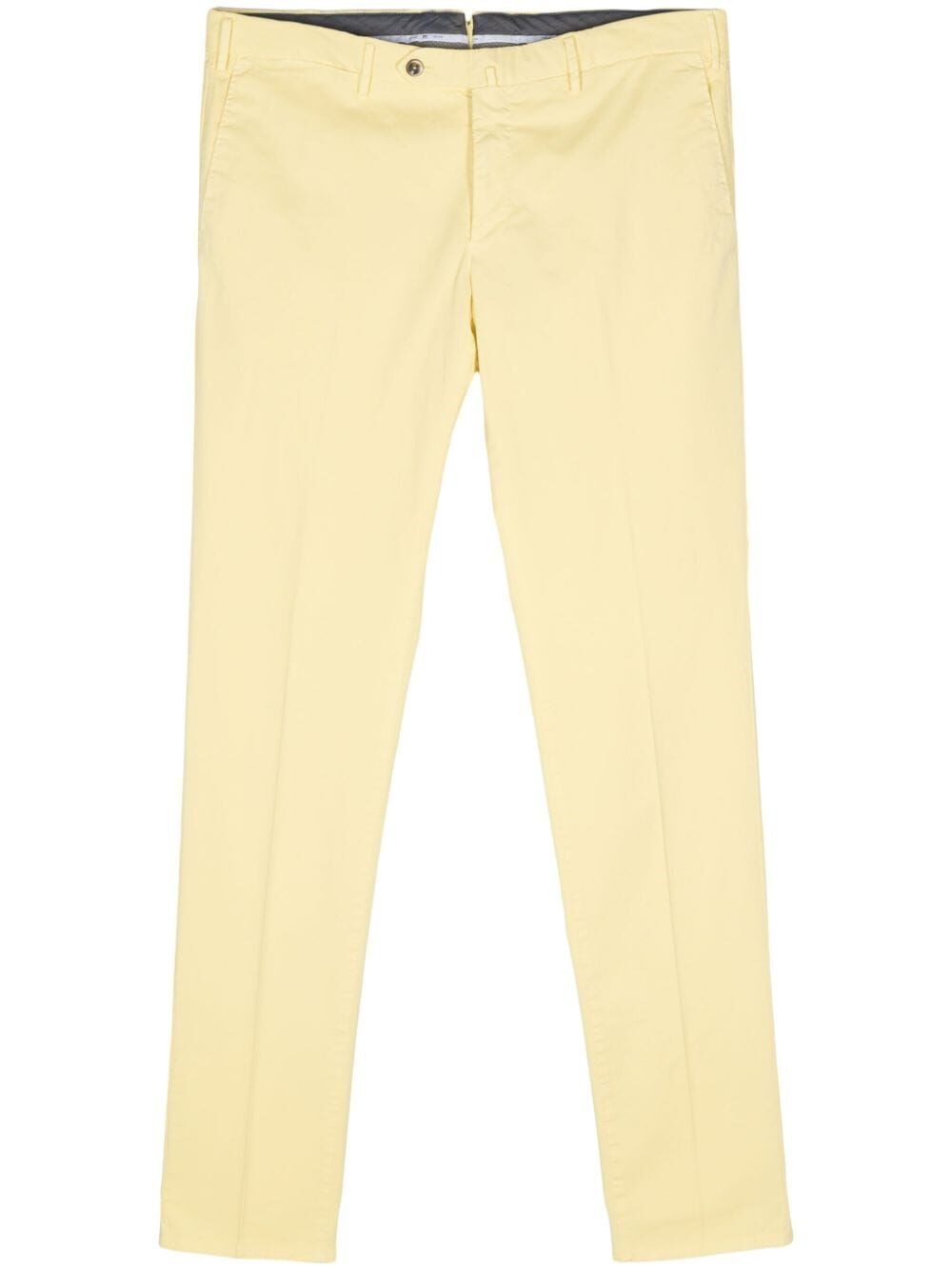 MID-RISE SLIM-CUT CHINOS