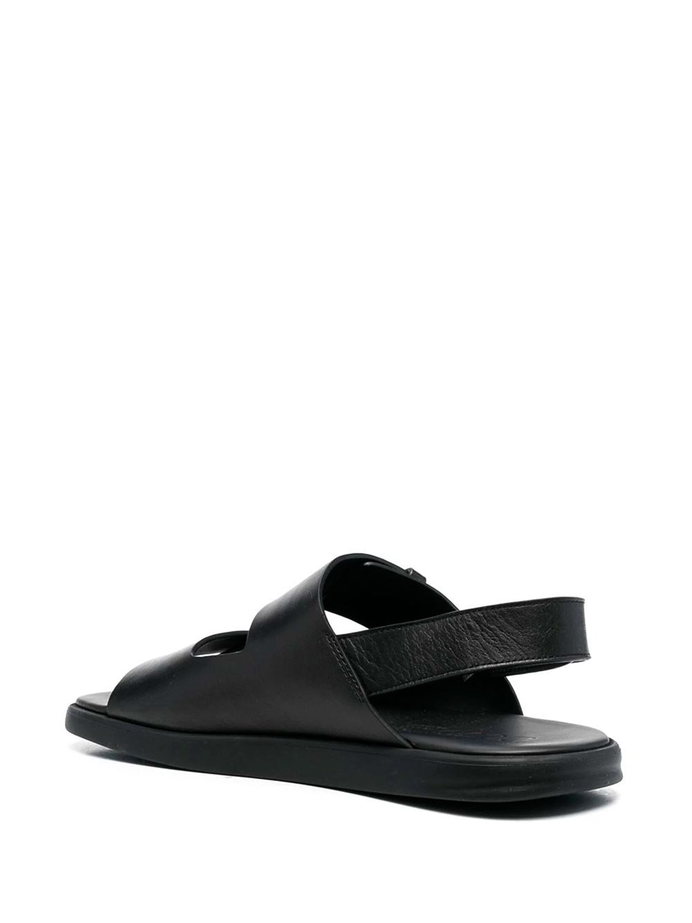 OPEN-TOE LEATHER SANDALS