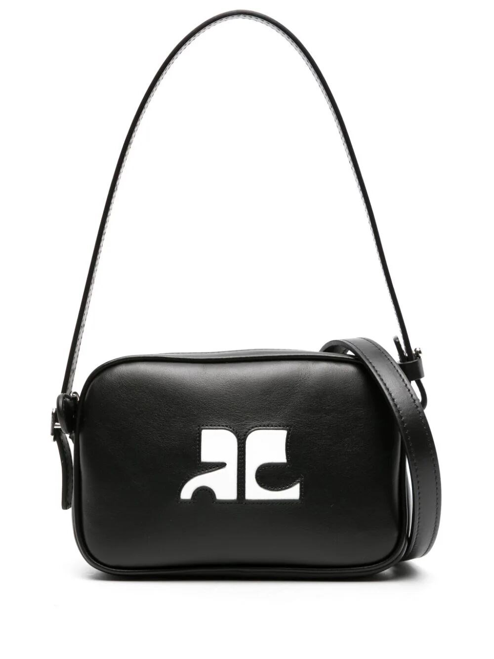 Courrèges Slim Camera Bag In Black