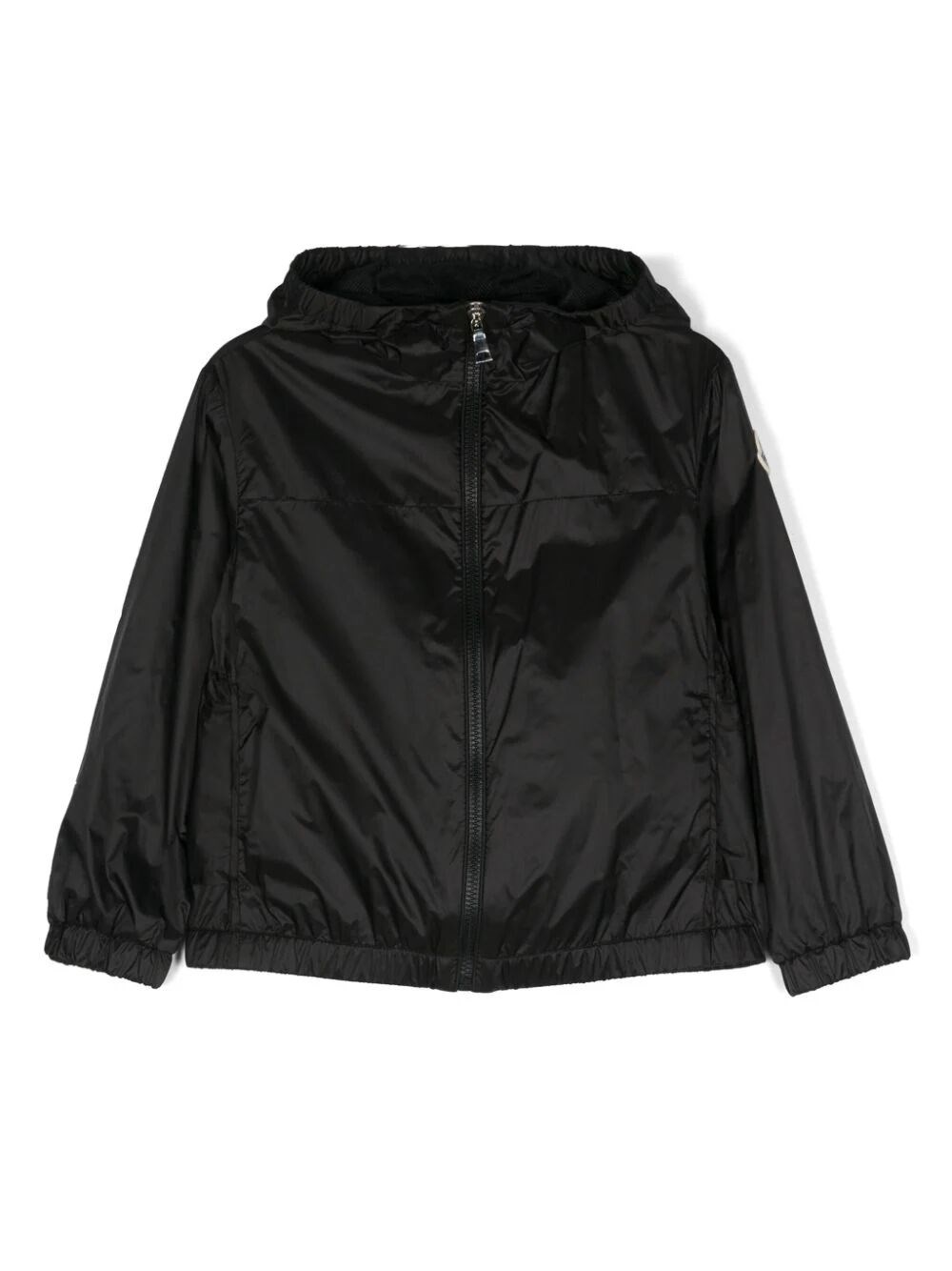 Shop Moncler Owara Hooded Lightweight Jacket In Black