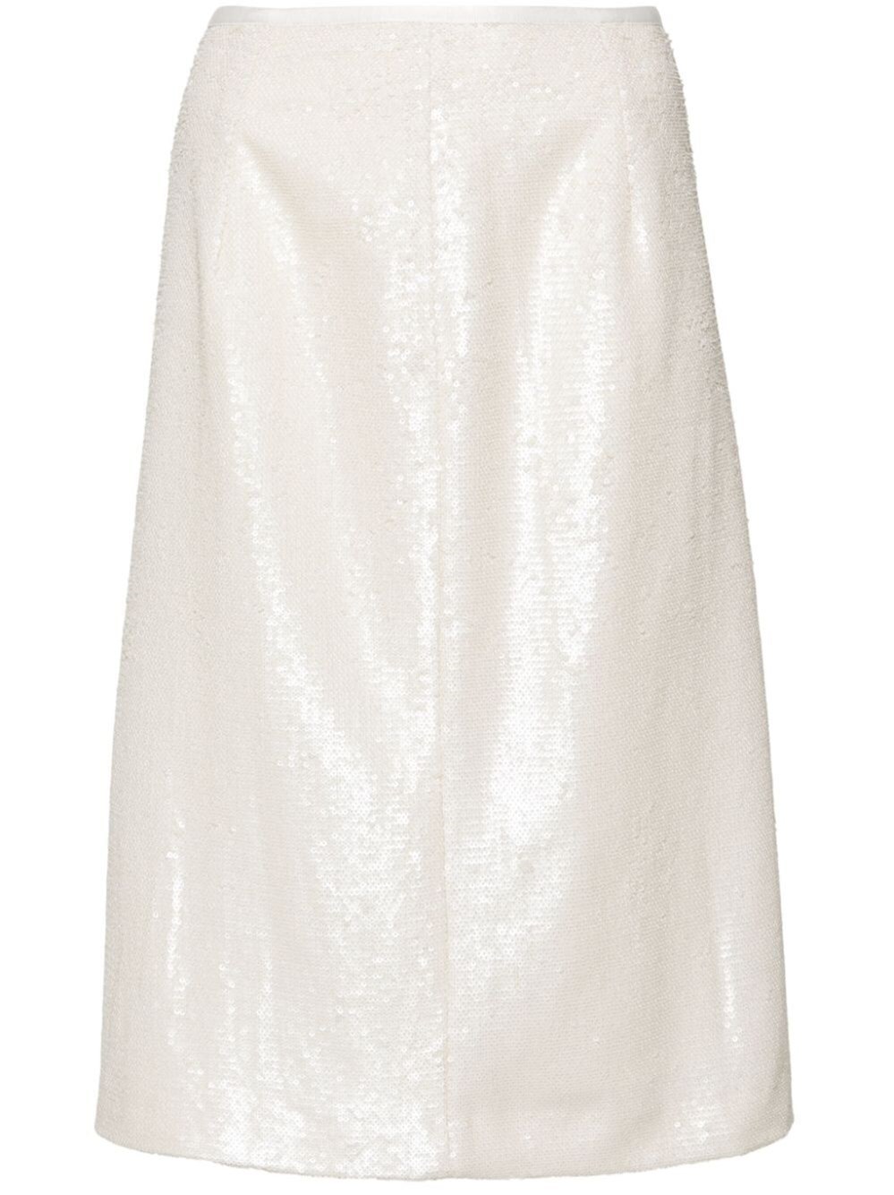 MICRO-SEQUIN PENCIL SKIRT