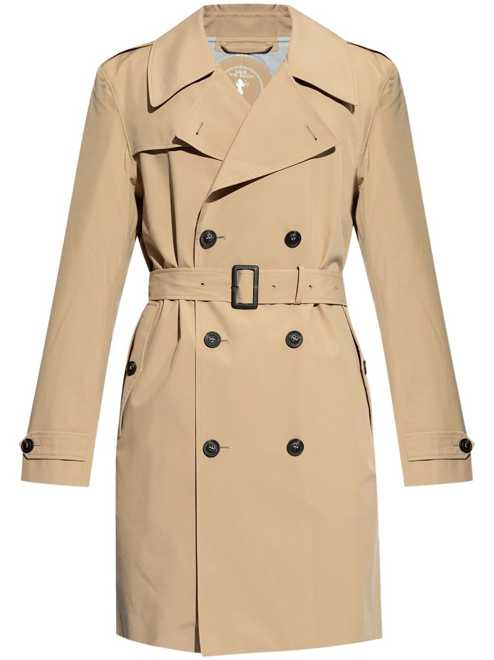 Shop Save The Duck Zarek Trench In Brown