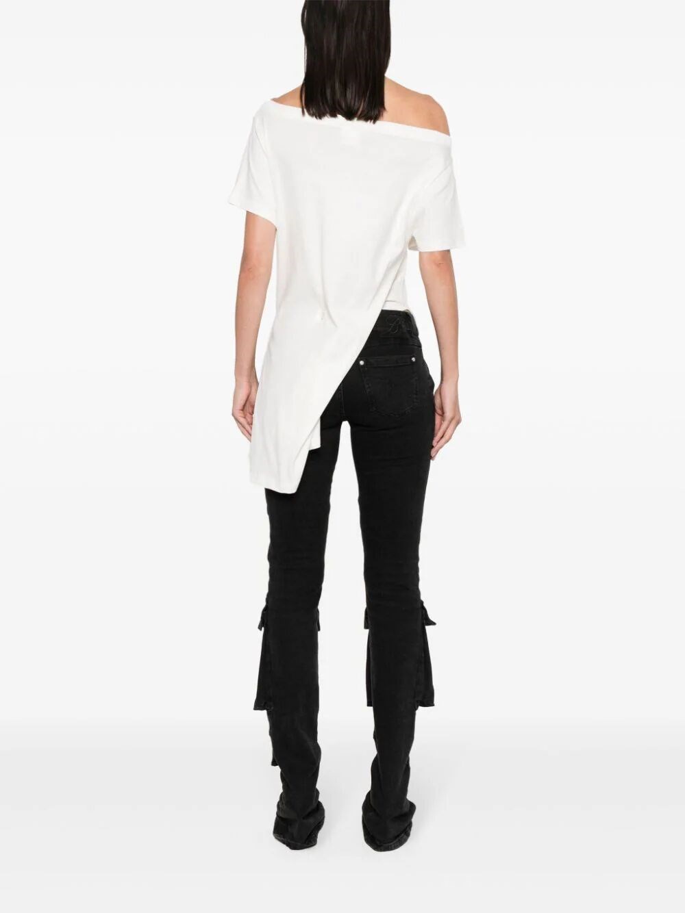 BOAT-NECK COTTON BODYSUIT