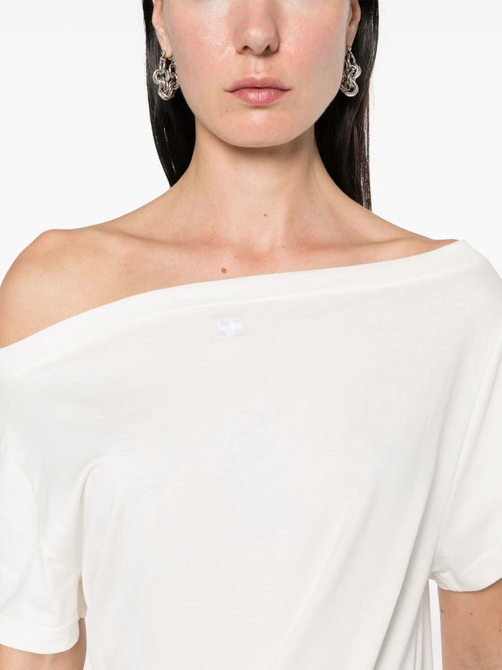 BOAT-NECK COTTON BODYSUIT