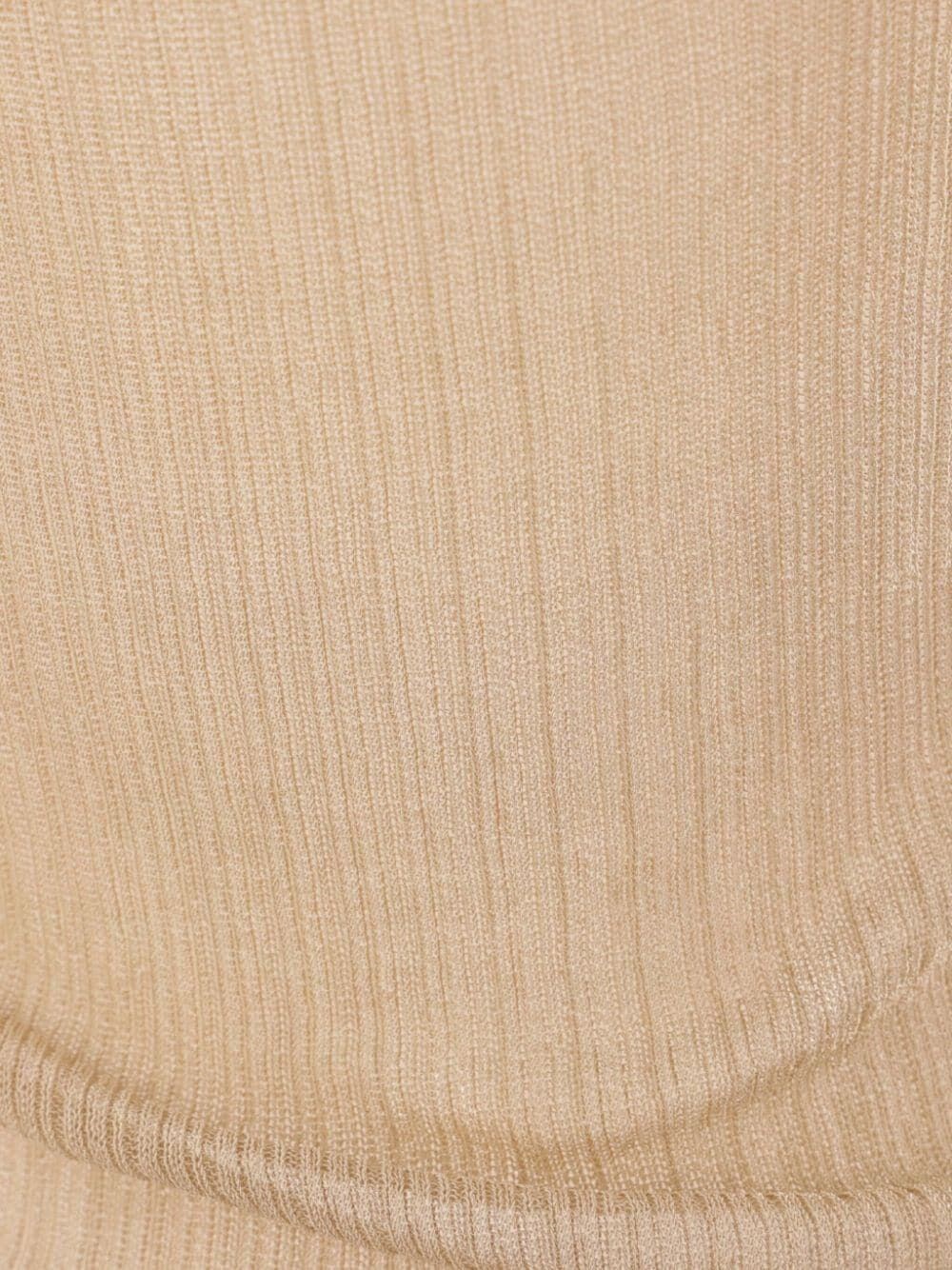 RIBBED SILK TANK TOP