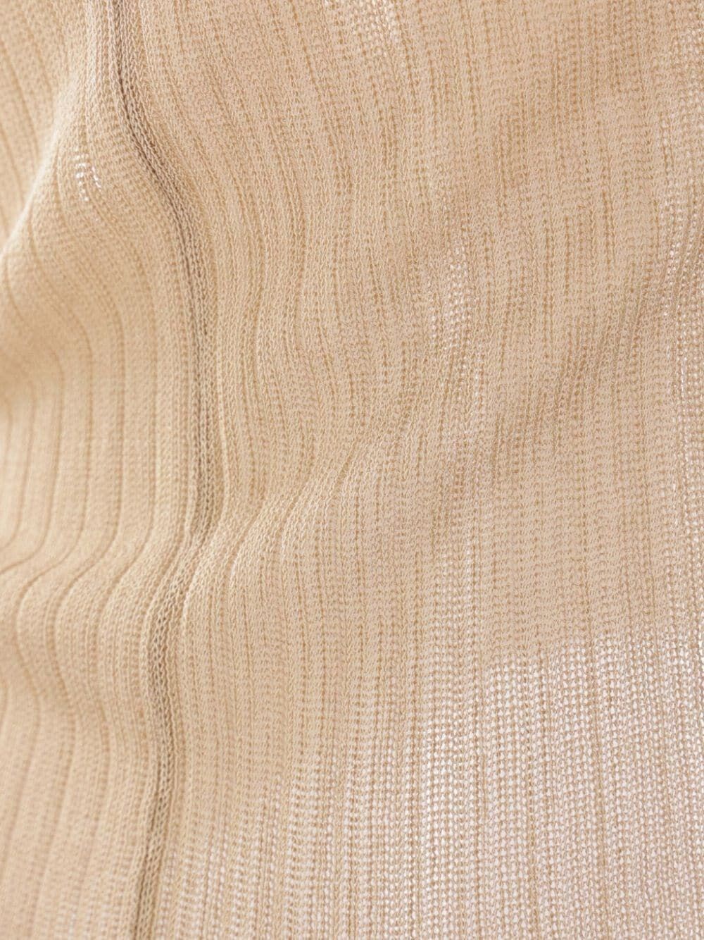 RIBBED SILK TANK TOP