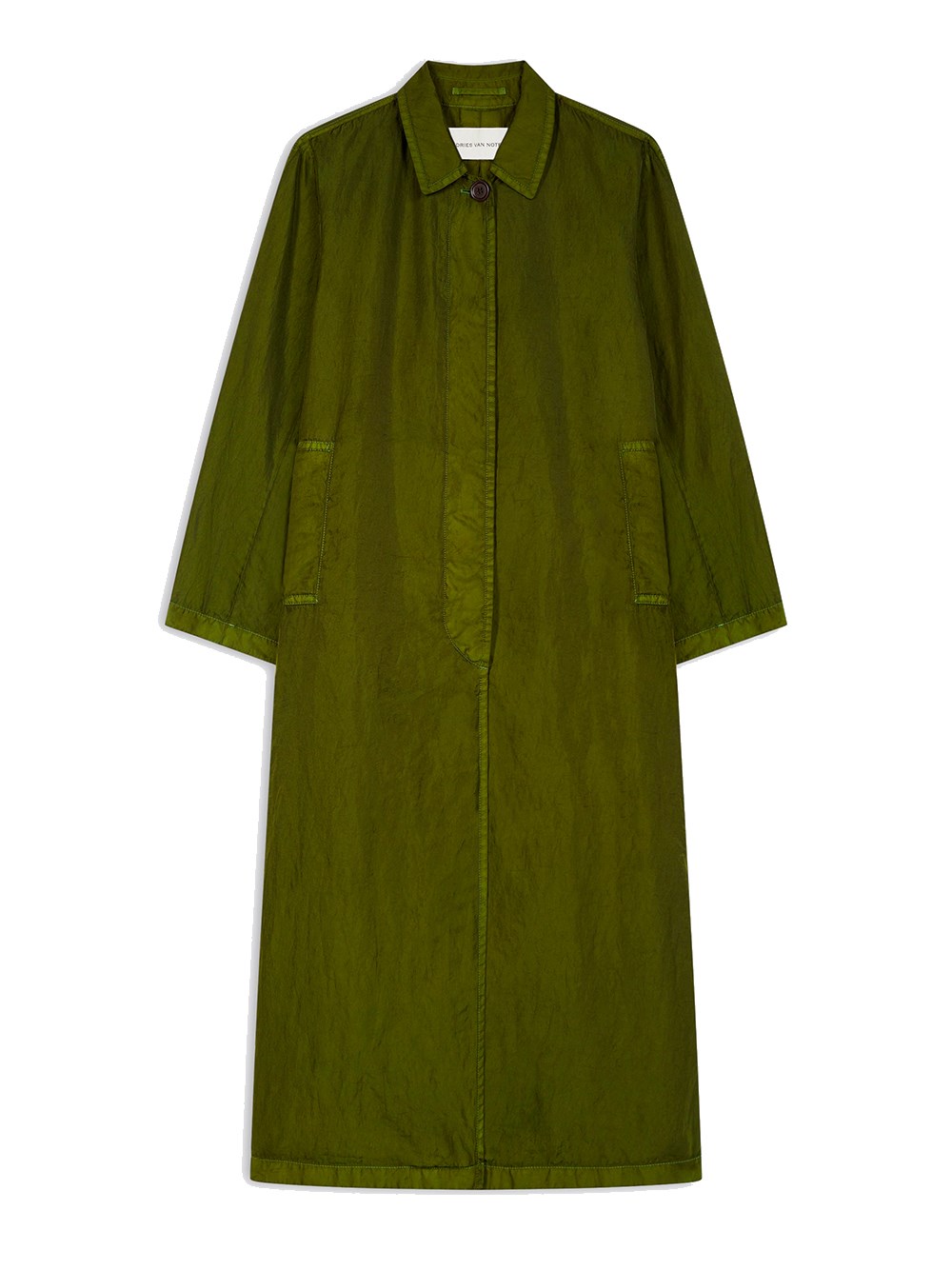 Shop Dries Van Noten Ralto Coat In Green