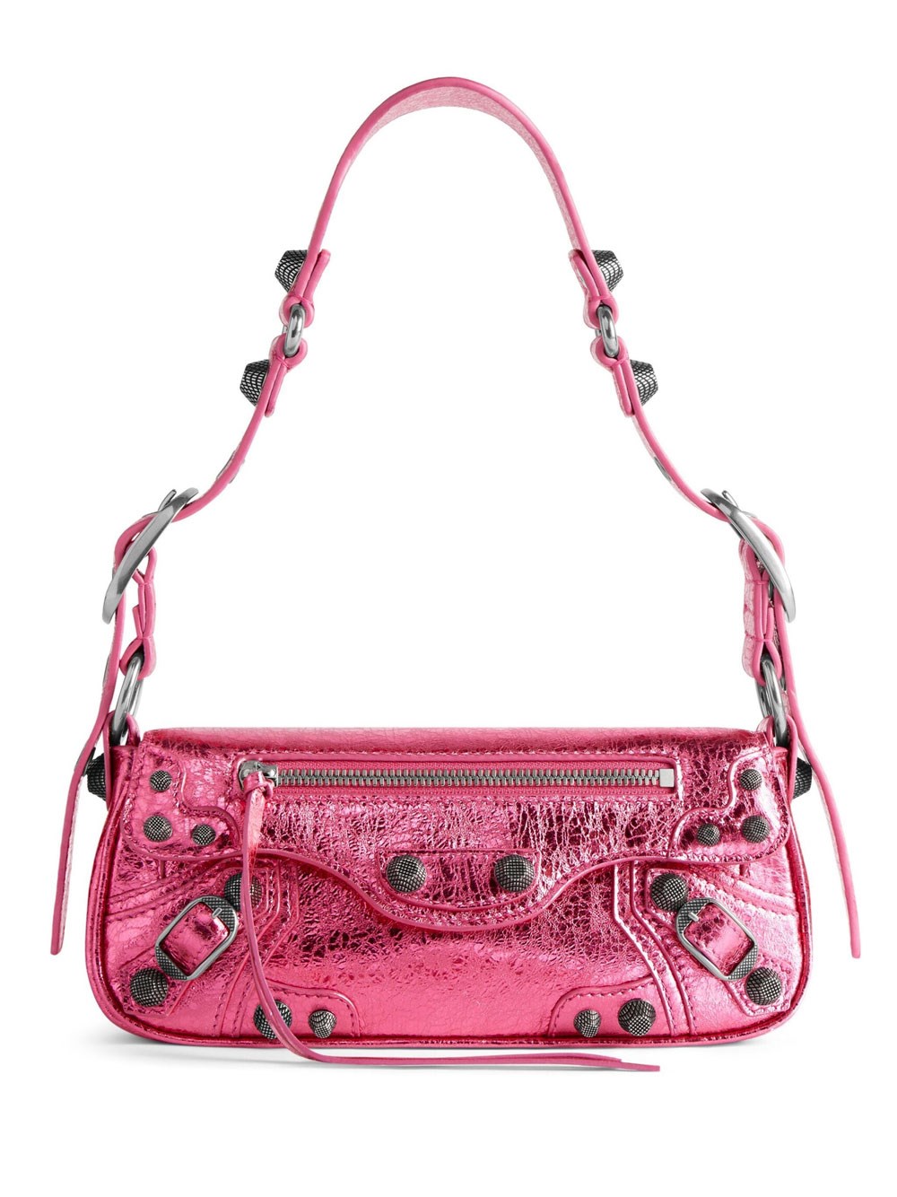 Shop Balenciaga Le Cagole Xs Sling Bag In Pink & Purple