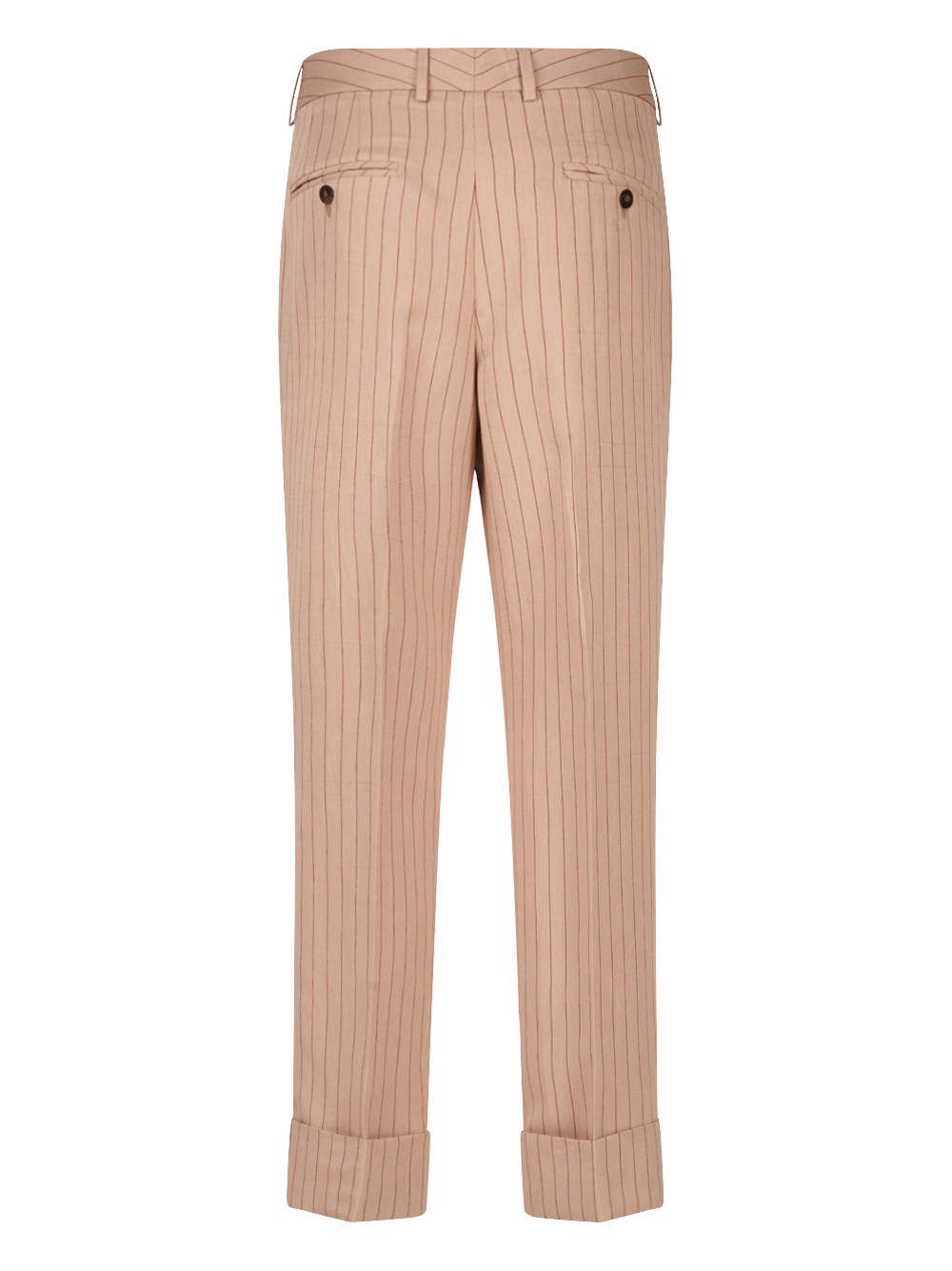 PINSTRIPE CROPPED TROUSERS