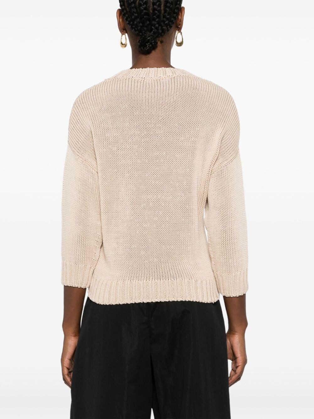 CREW NECK COTTON JUMPER