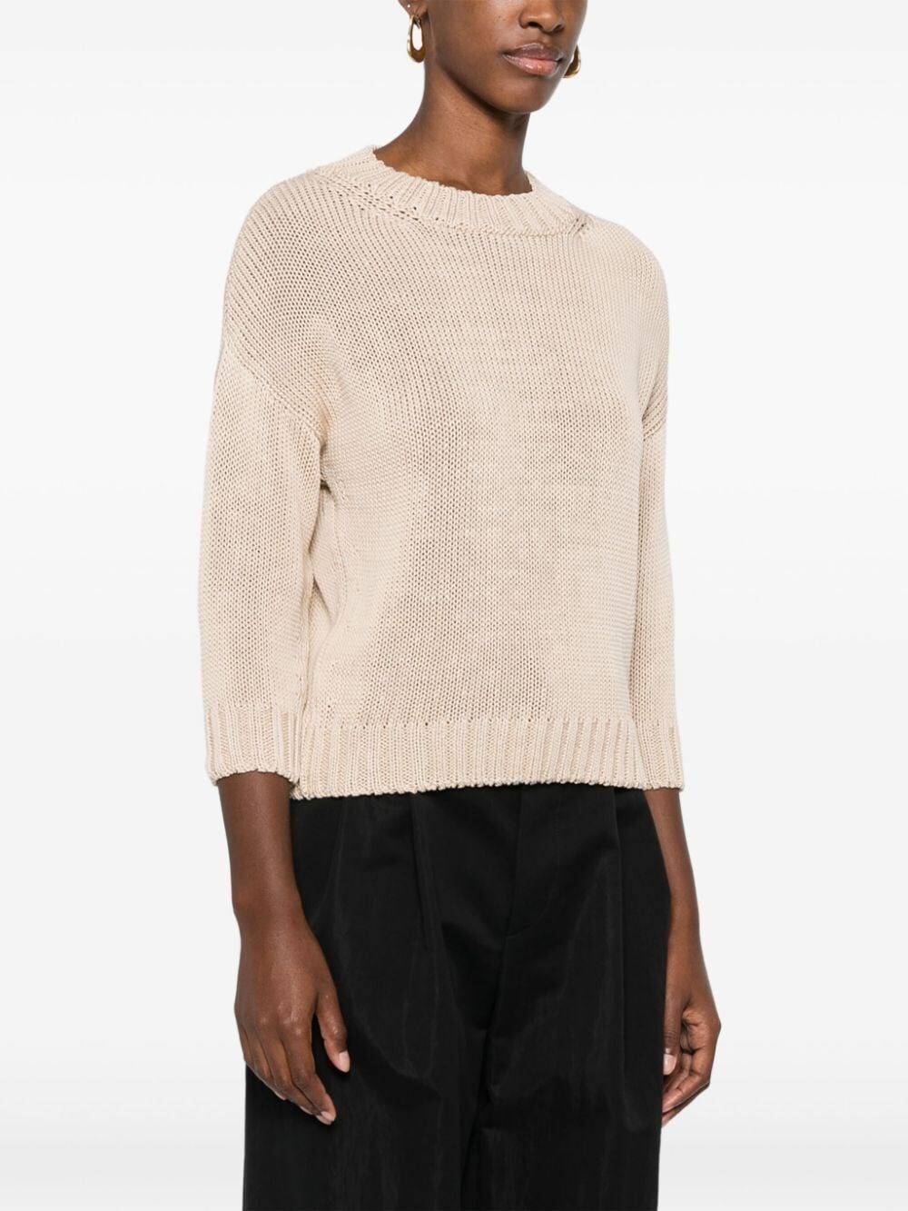 CREW NECK COTTON JUMPER