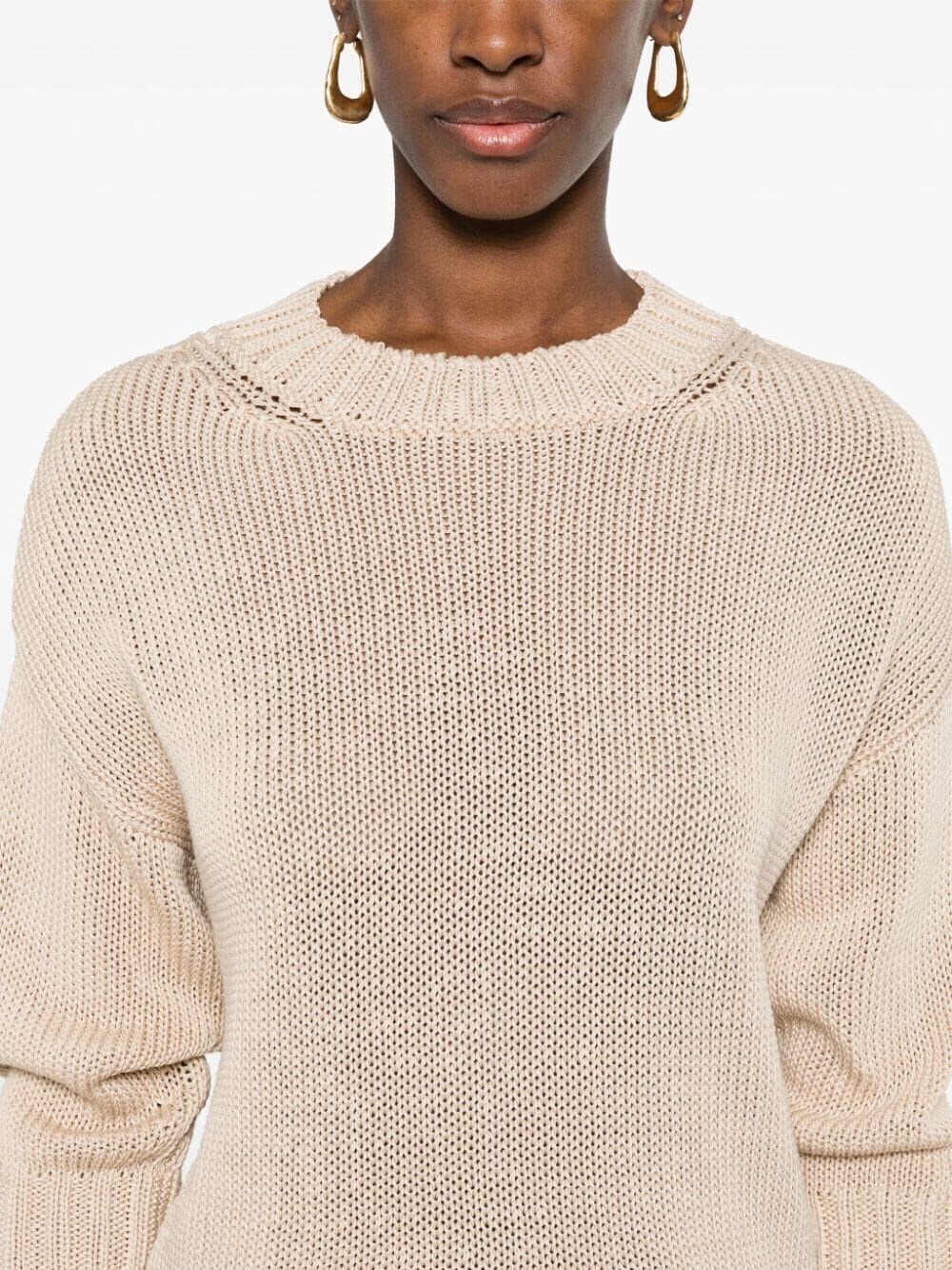 CREW NECK COTTON JUMPER