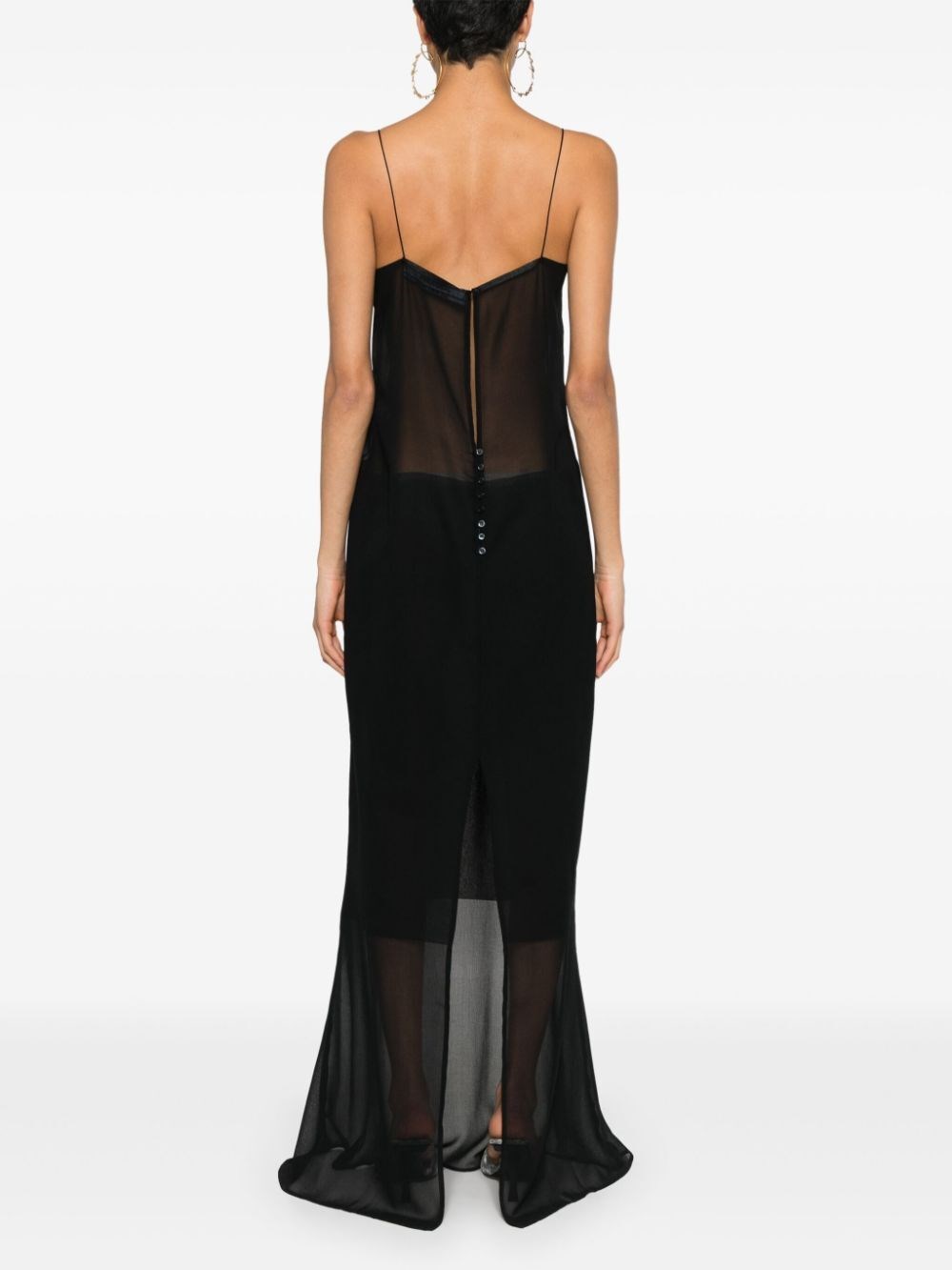 BREZZA LONG SHEER DRESS 