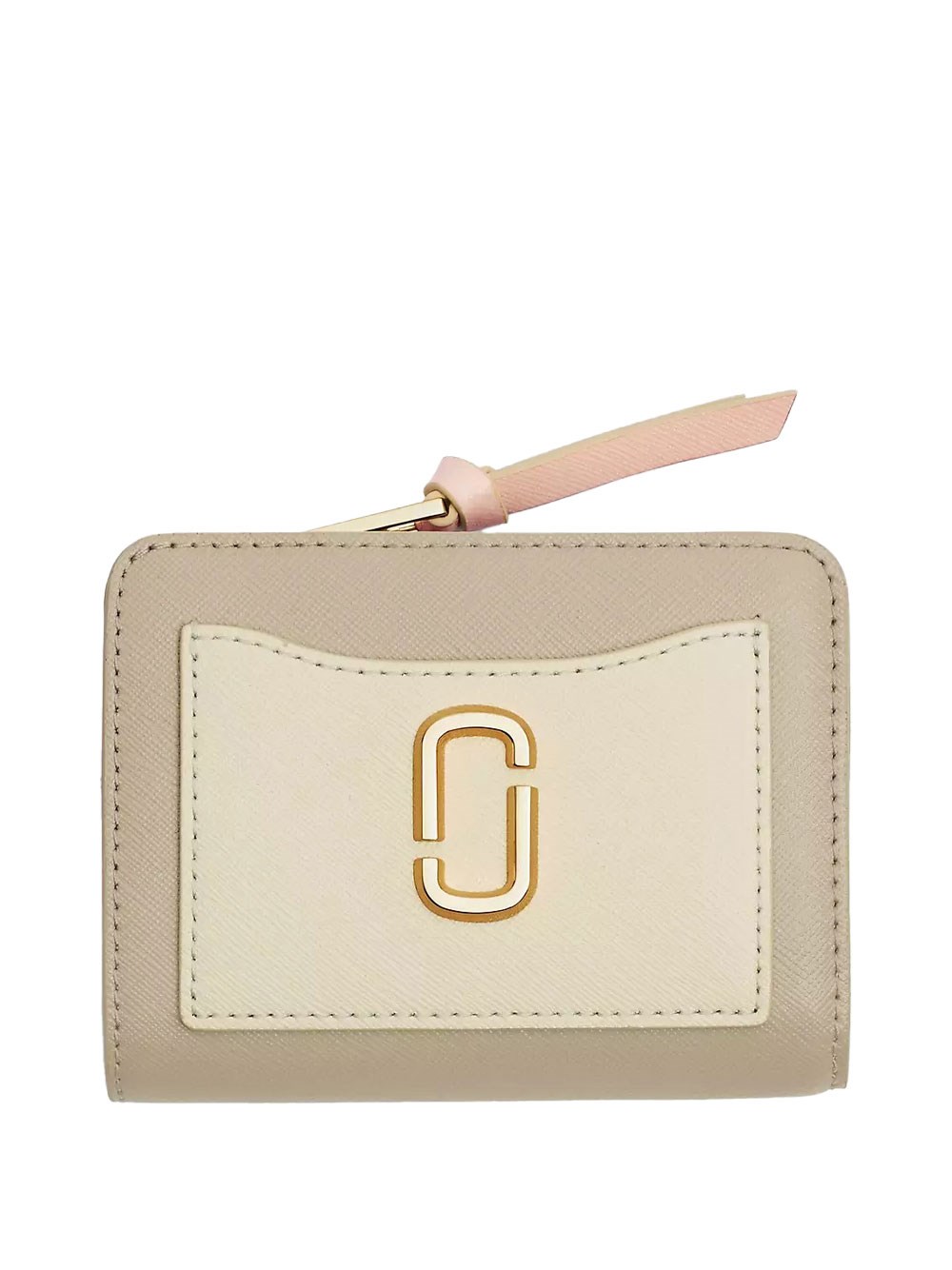 Shop Marc Jacobs The Utility Snapshot Mini Compact Wallet In Brown