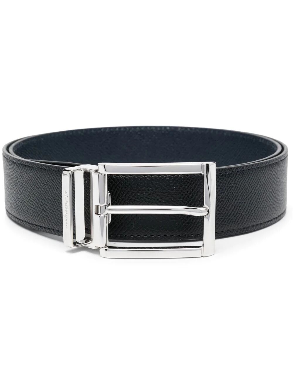 Shop Ferragamo Reversible And Adjustable Belt In Black