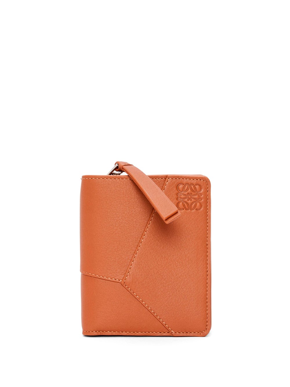 Shop Loewe Puzzle Zipped Wallet In Brown
