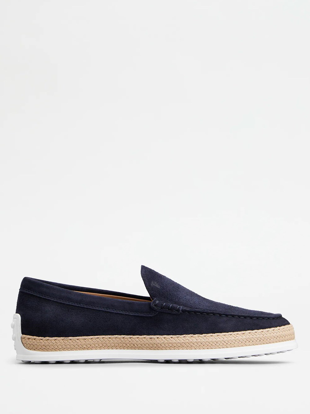 Shop Tod's Amalfi Suede Loafers In Blue