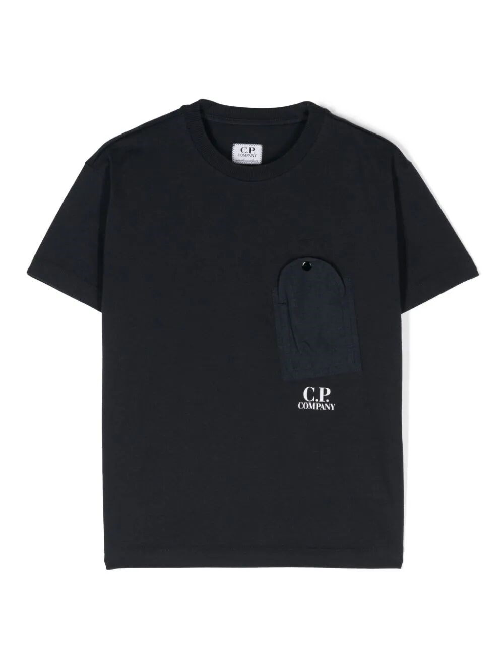 Shop C.p. Company T-shirt Tasca Toppa In Black