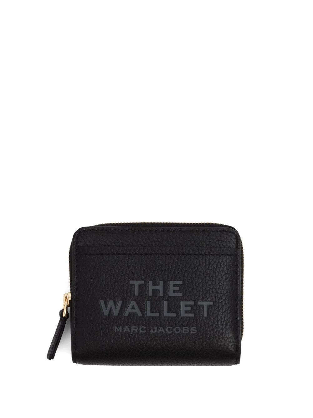 Shop Marc Jacobs The Mini Compact Wallet In Black