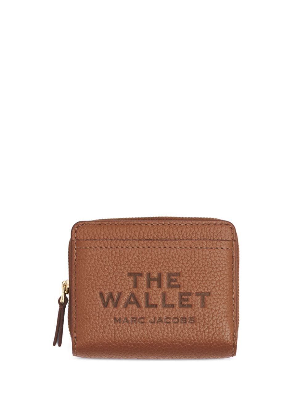 Shop Marc Jacobs The Mini Compact Wallet In Brown