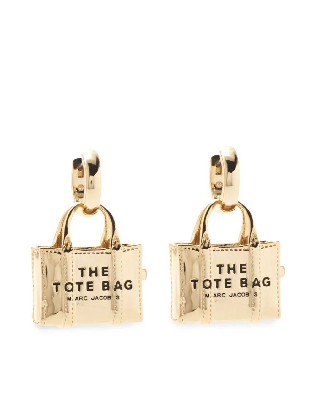 Marc Jacobs The Tote Bag Earrings In Metallic