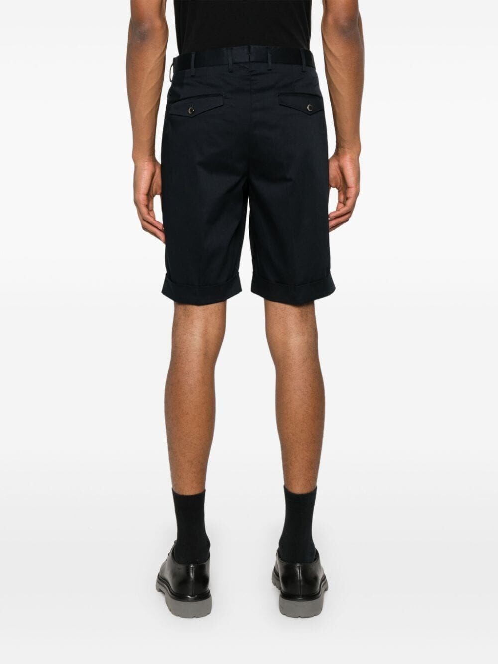 DARTED CHINO SHORTS