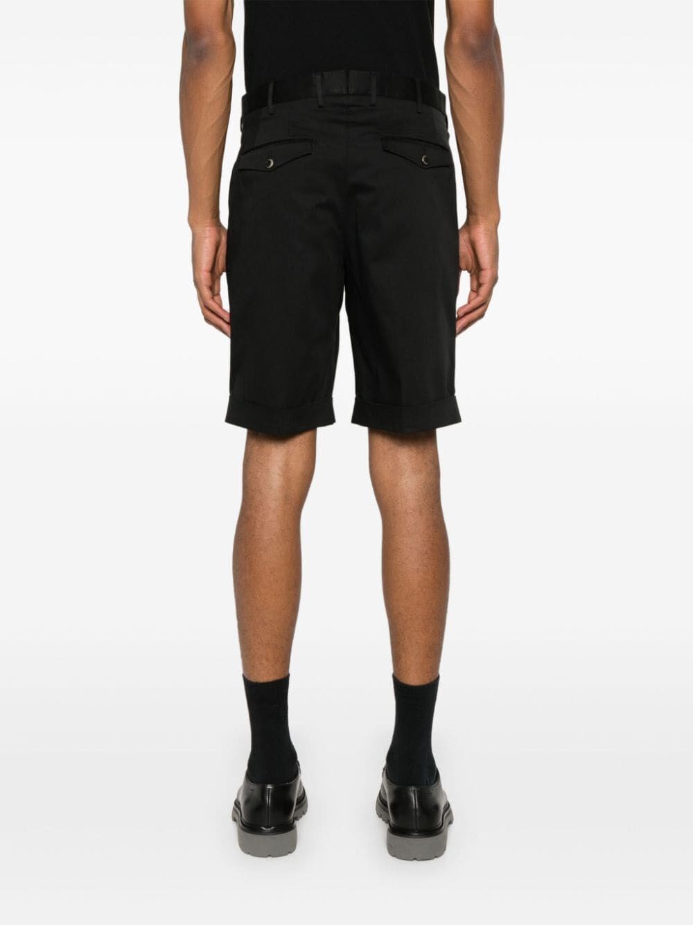 DARTED CHINO SHORTS