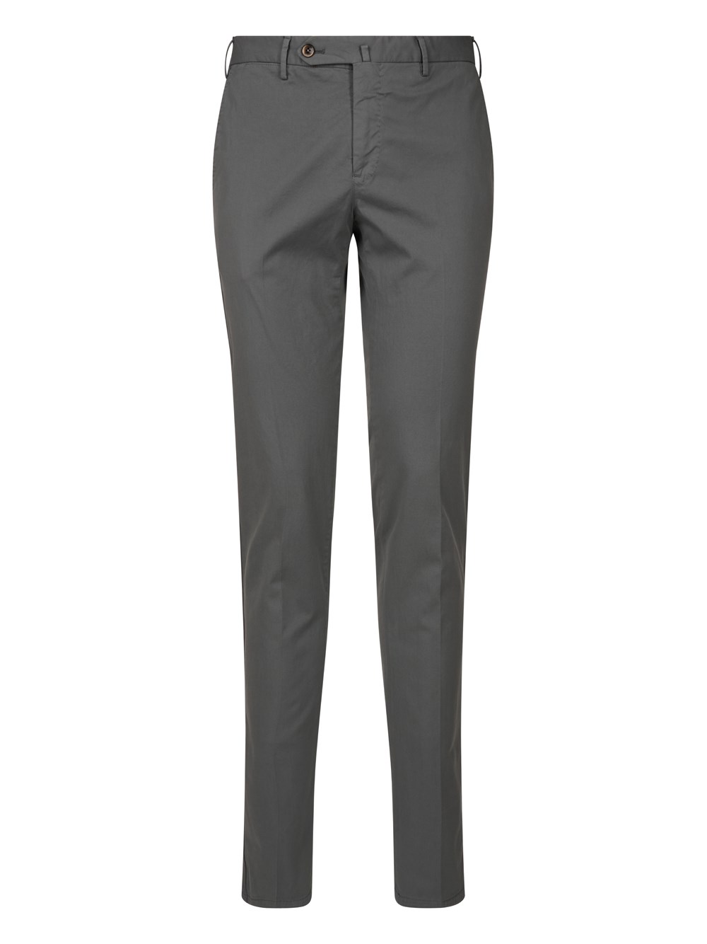 Shop Pantaloni Torino Chino Slim Stretch Trousers In Grey
