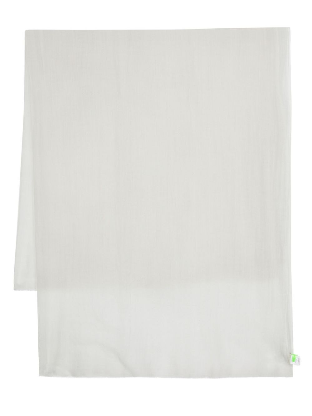 Shop Faliero Sarti Frayed Cashmere Scarf In White