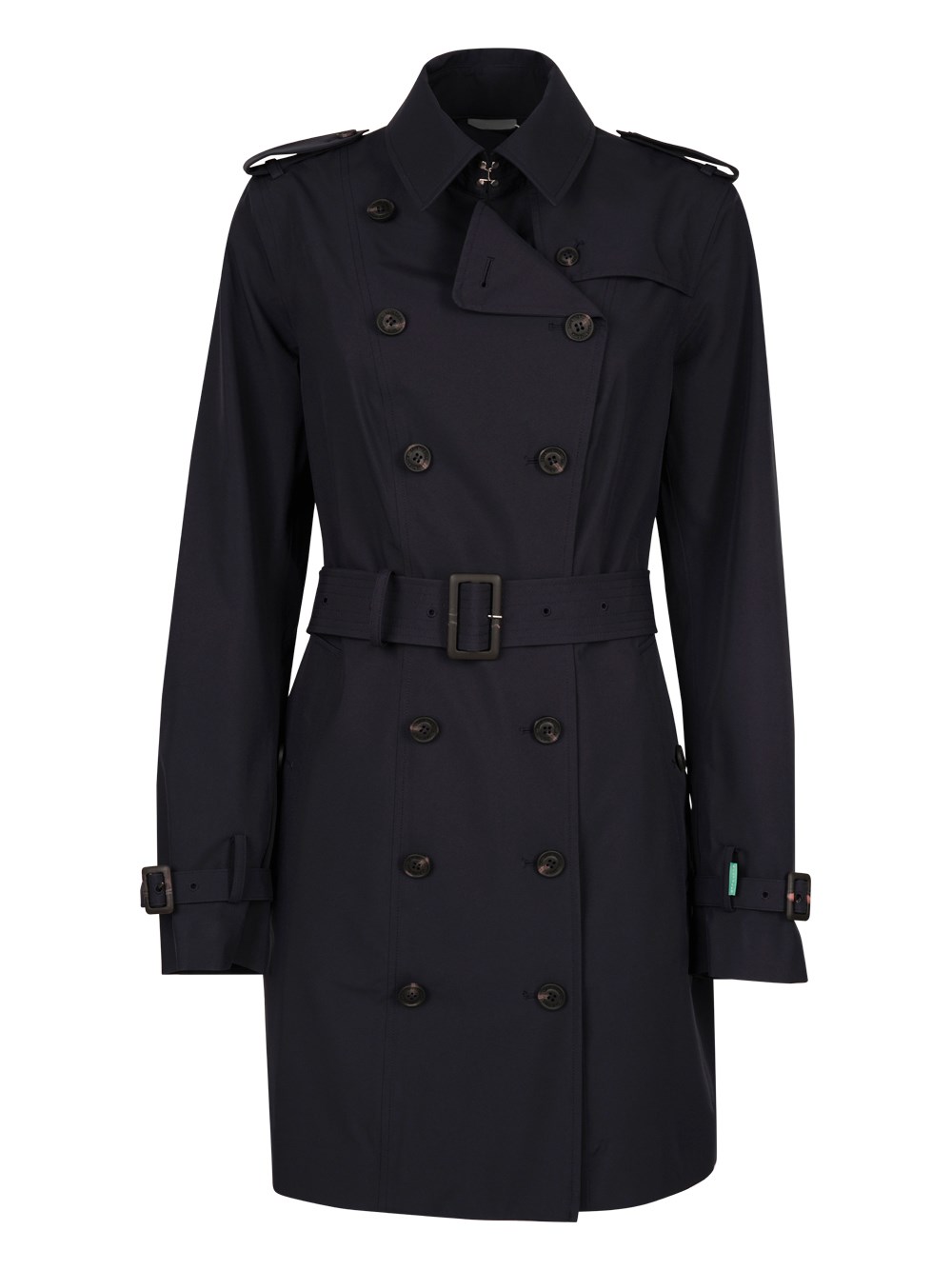 Shop Save The Duck Audrey Trench Coat In Blue